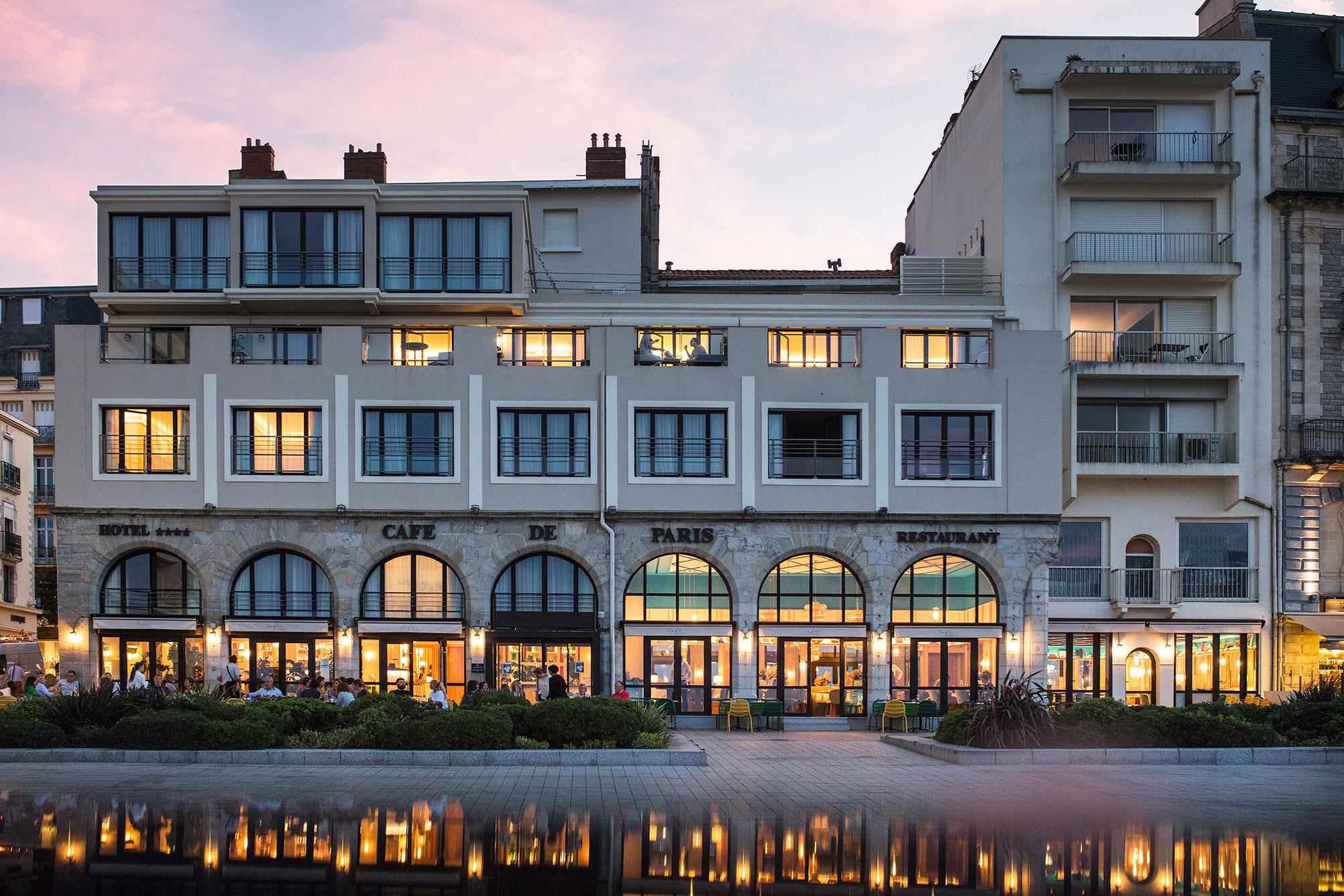 Hotel Le Cafe De Paris بياريتز المظهر الخارجي الصورة